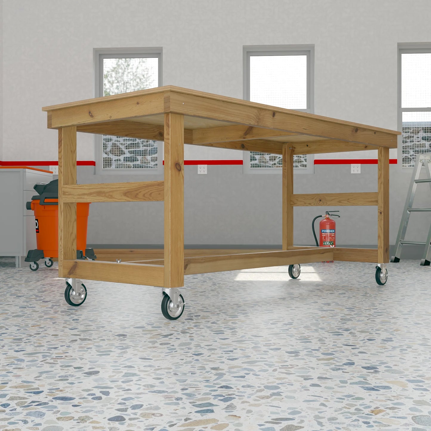 DIY Folding Workbench Plans (PDF Guide)