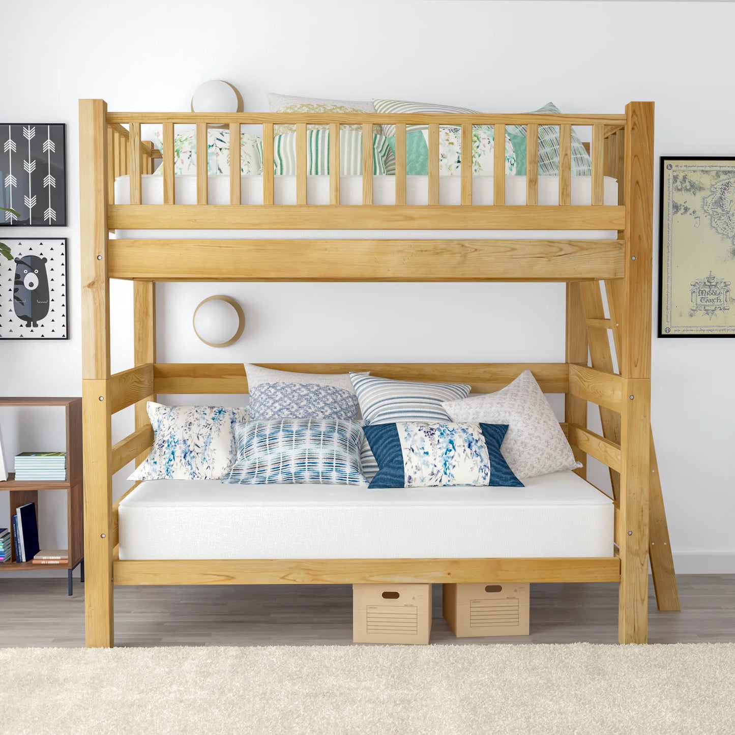 DIY Loft Bed Plans, Twin Over Twin Bunk Bed Plans (PDF Guide)