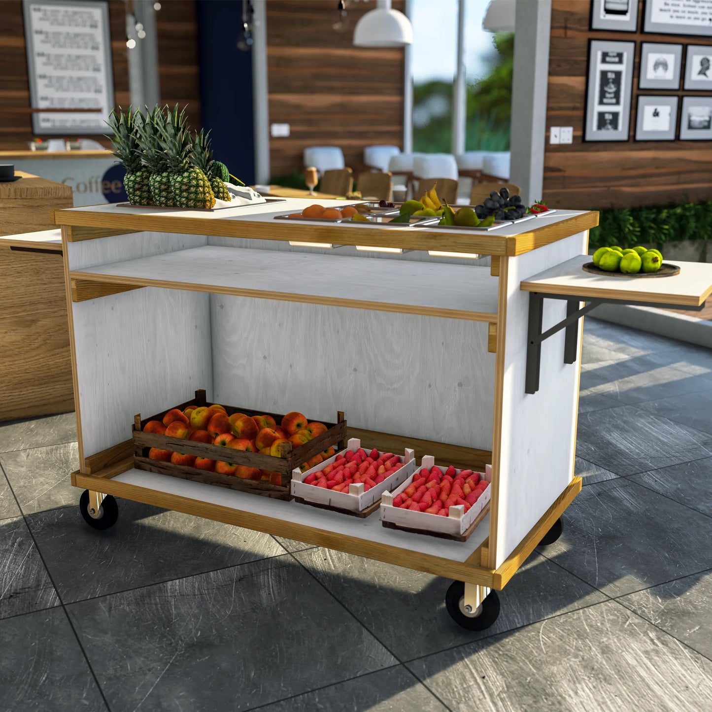 DIY, PDF, Collapsible Service Cart Plans