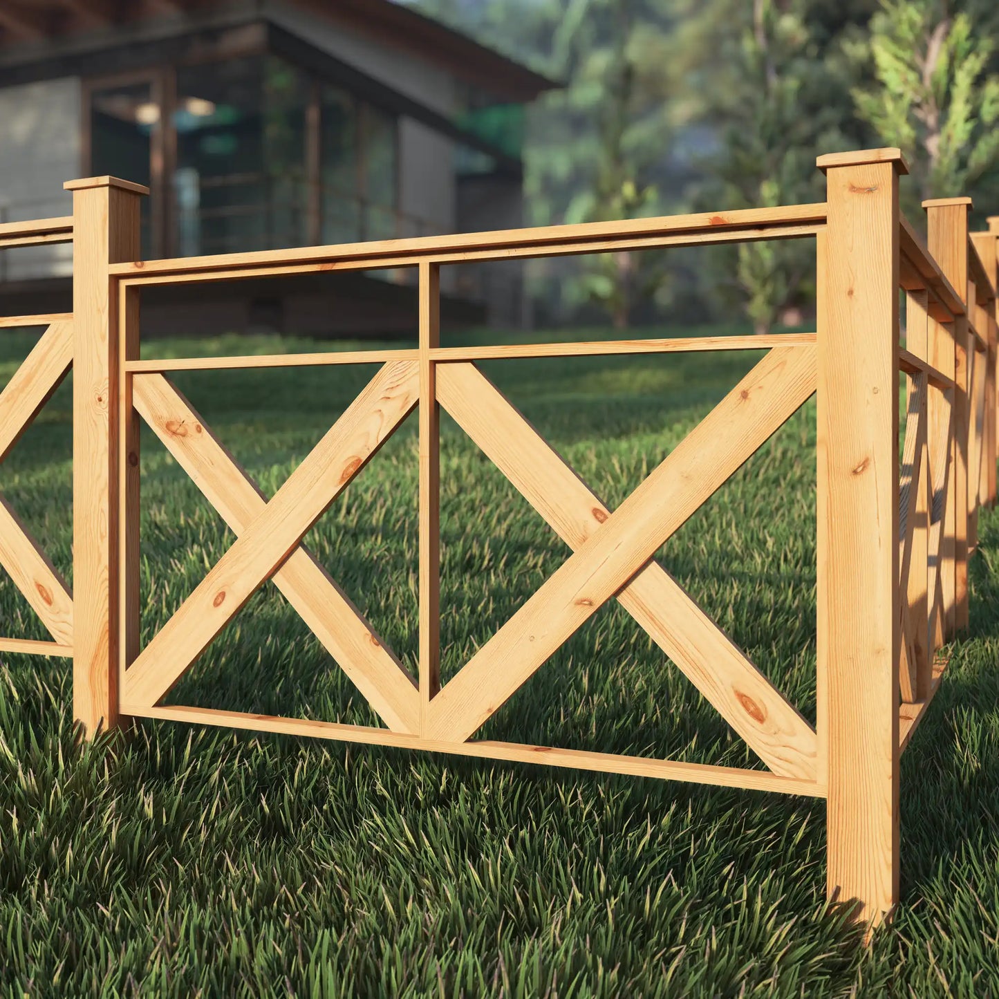 DIY, PDF, X Style Fence Panel Plans