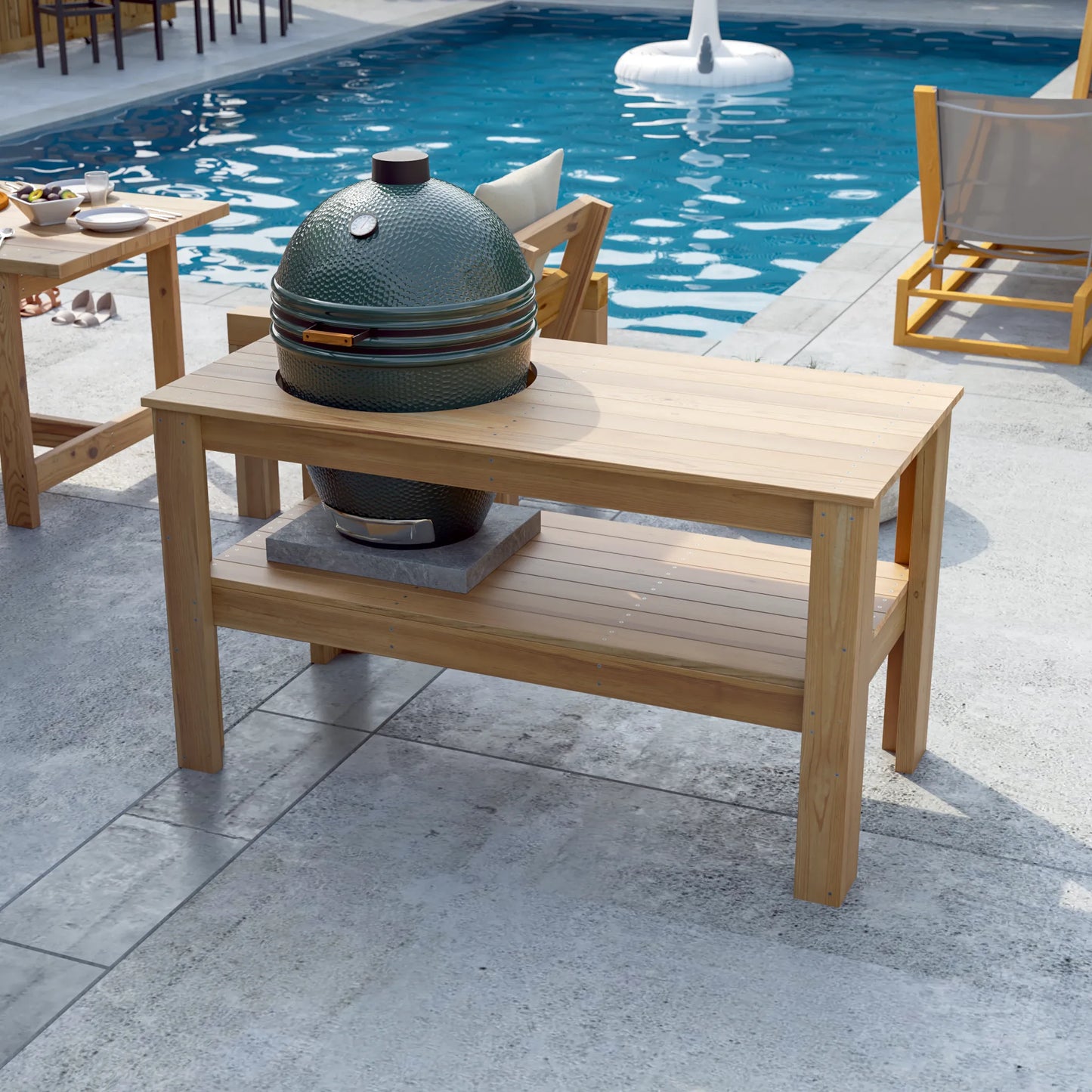 DIY PDF Big Green Egg Table Plans (Large & Medium) – Build a Strong Outdoor Grill Stand