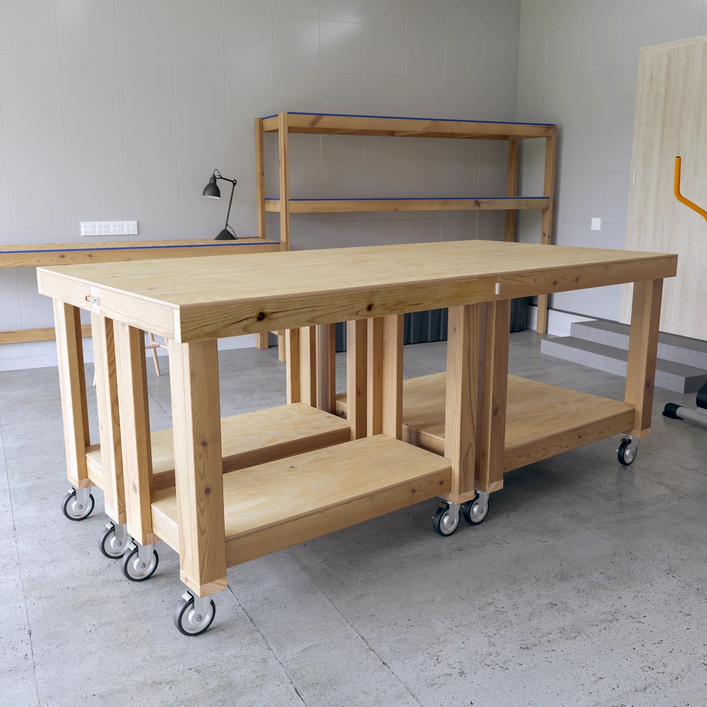 DIY Sectional Mobile Workbench Plans (PDF Guide)