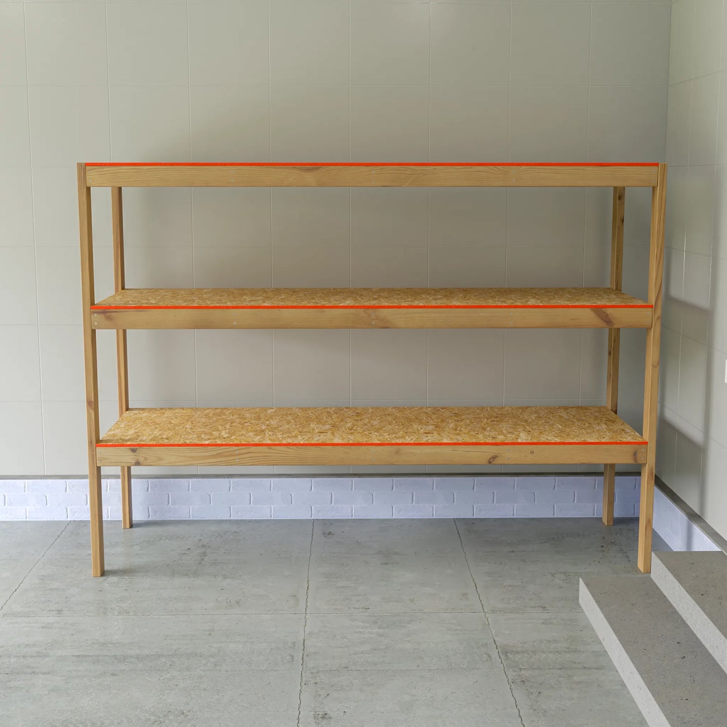 DIY 32x96 Garage Shelves Plans (PDF Guide)