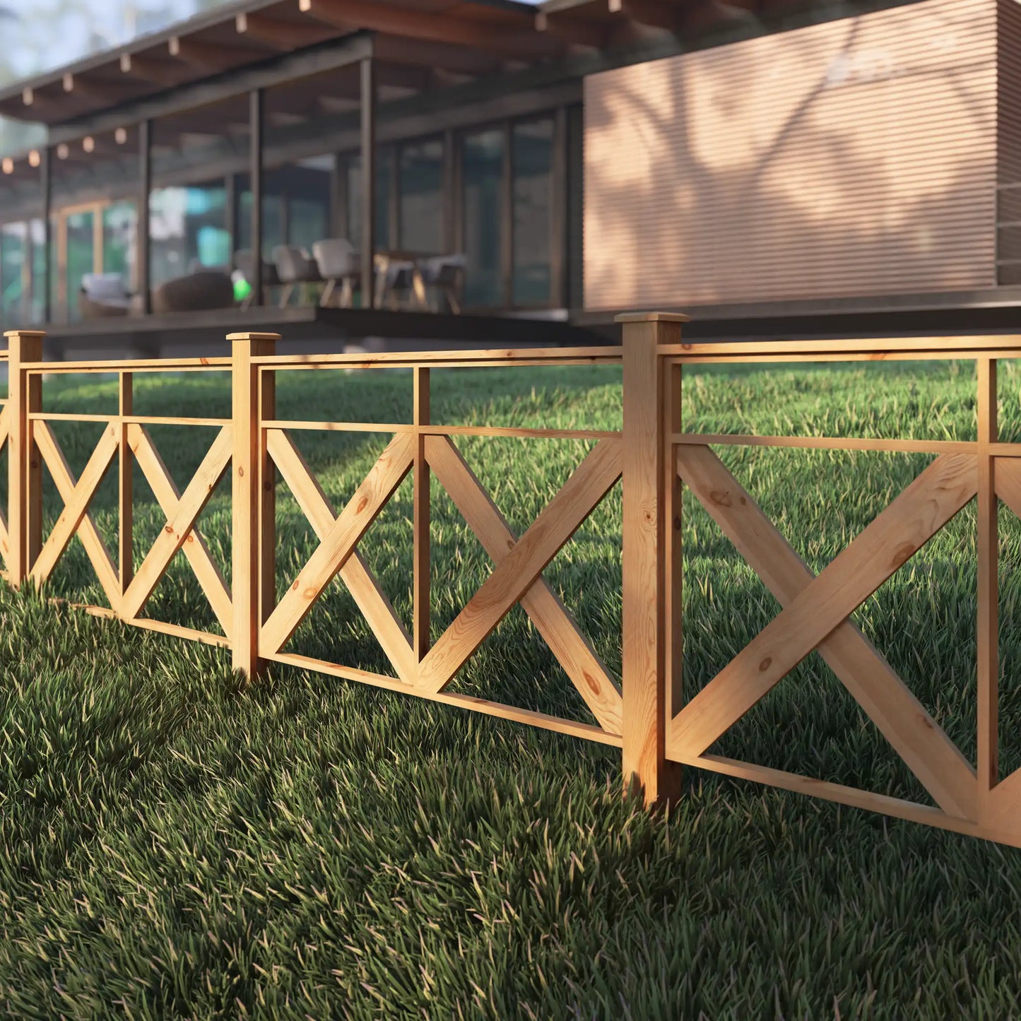 DIY, PDF, X Style Fence Panel Plans