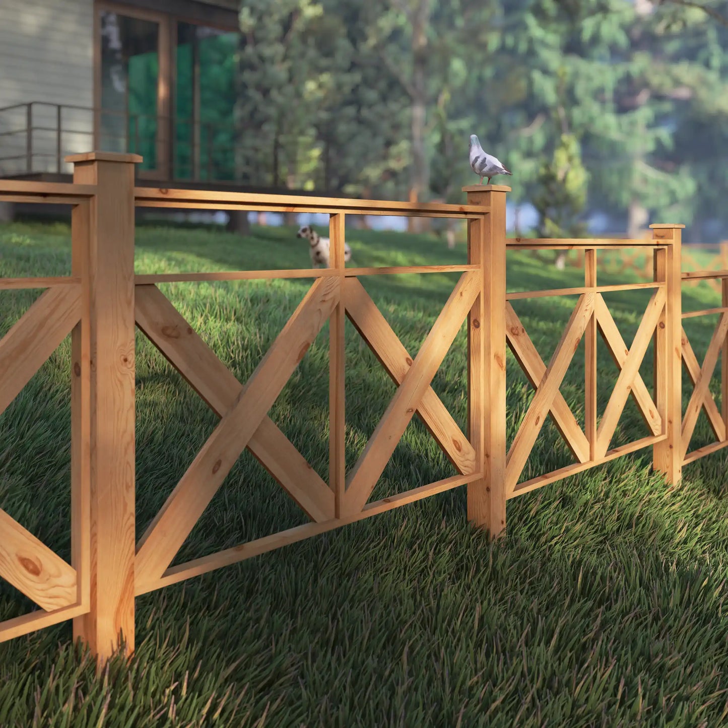 DIY, PDF, X Style Fence Panel Plans