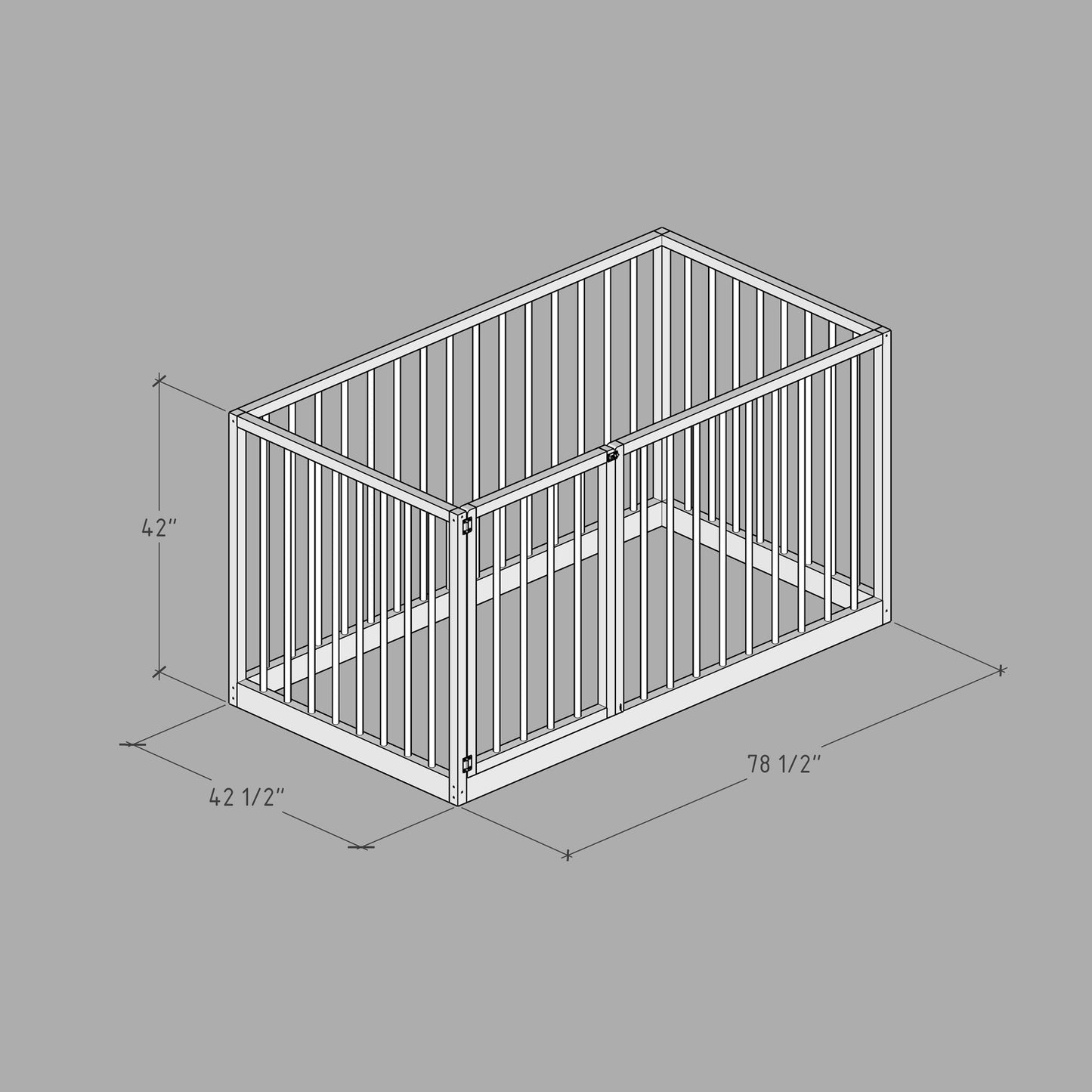 DIY, PDF, Montessori Floor Bed Plans, US Twin Size