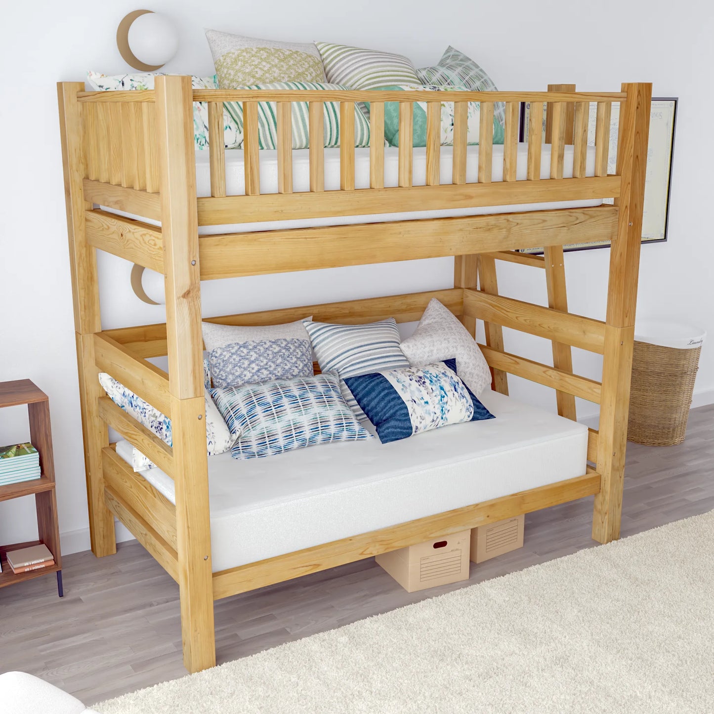 DIY Loft Bed Plans, Twin Over Twin Bunk Bed Plans (PDF Guide)