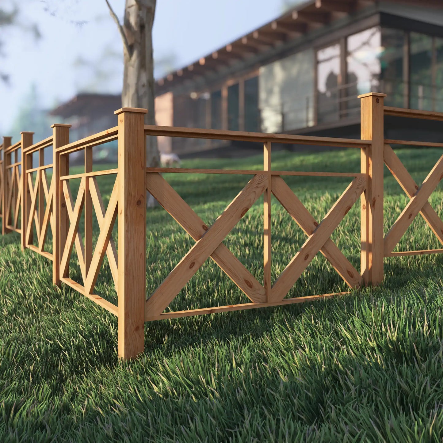 DIY, PDF, X Style Fence Panel Plans