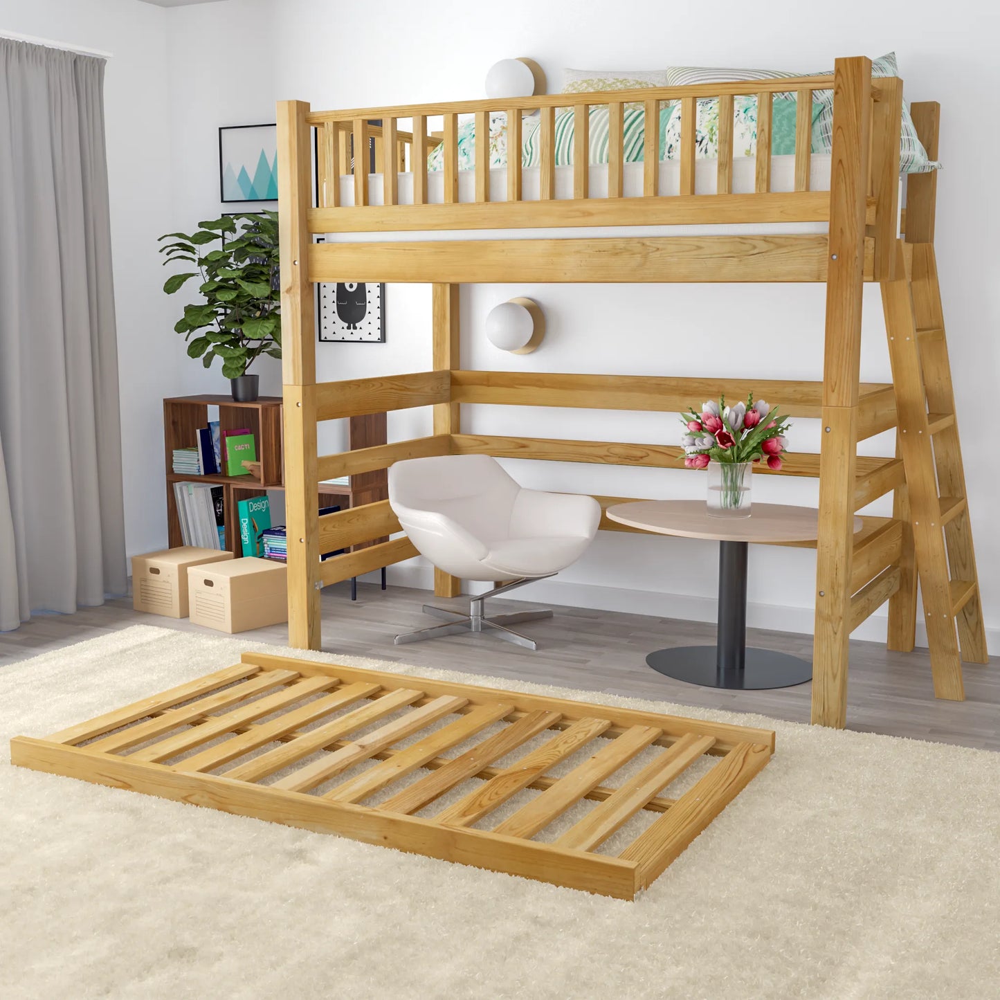 DIY Loft Bed Plans, Twin Over Twin Bunk Bed Plans (PDF Guide)