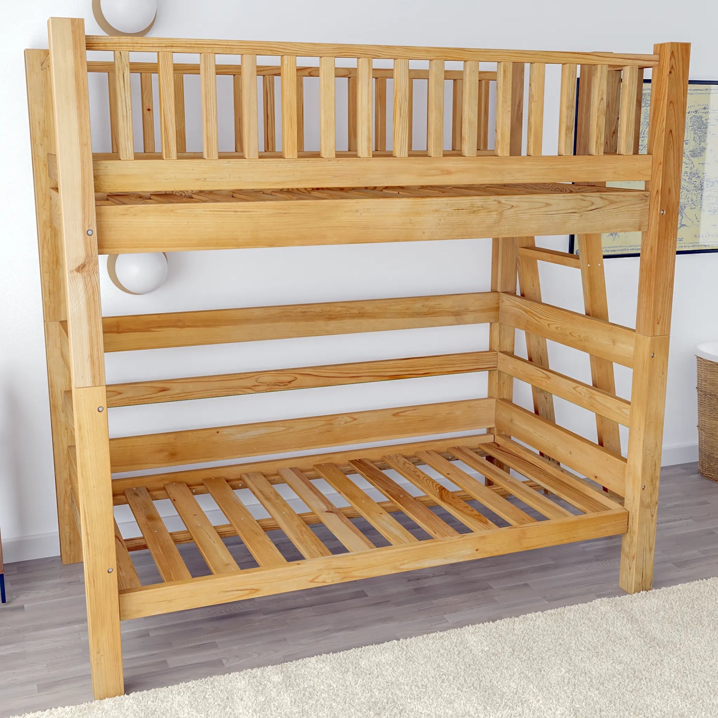 DIY Loft Bed Plans, Twin Over Twin Bunk Bed Plans (PDF Guide)