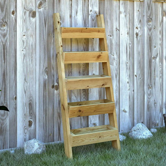 Vertical Tiered Ladder Garden Planter Plans, PDF, DIY