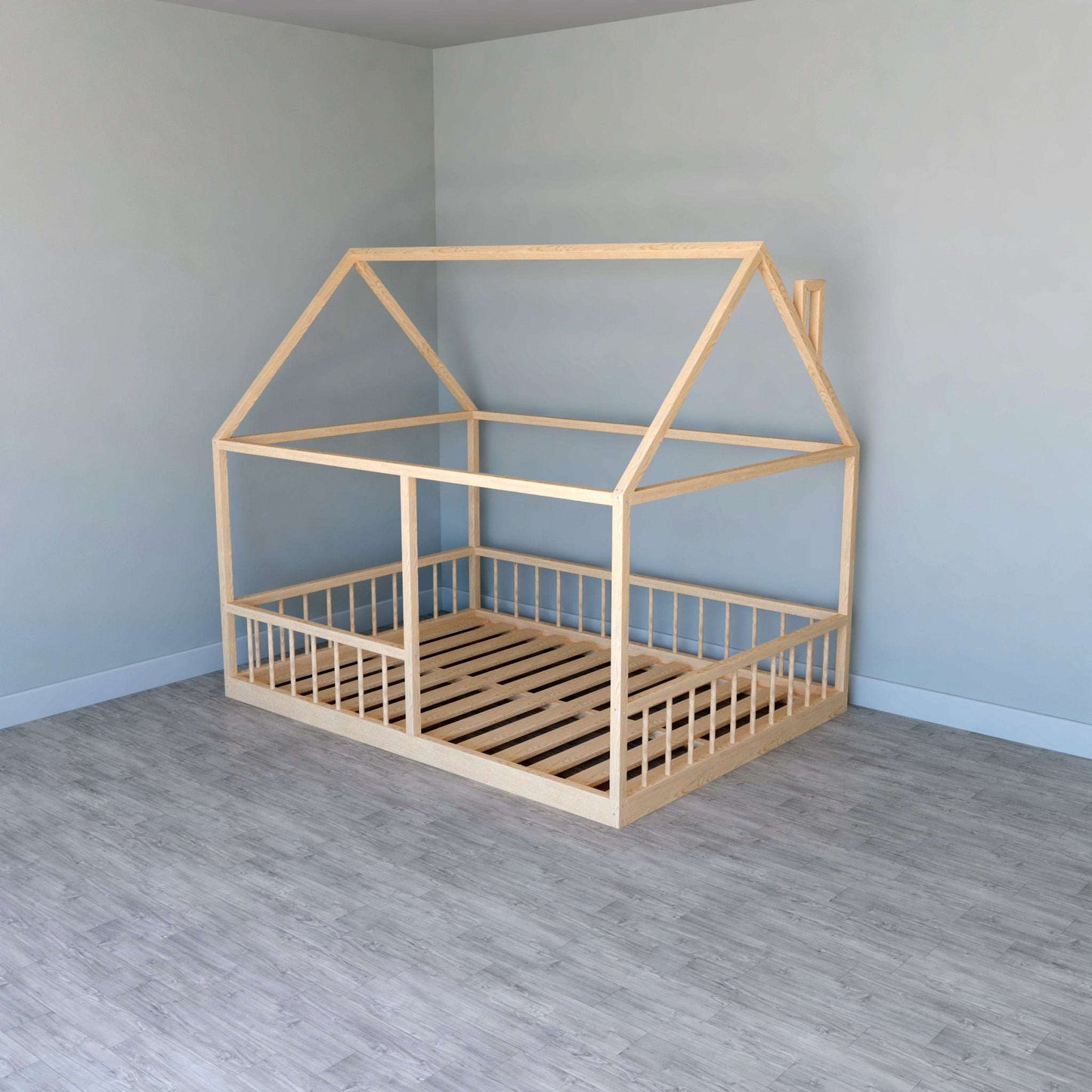 DIY, PDF, Toddler House Bed Plans, US Full Size