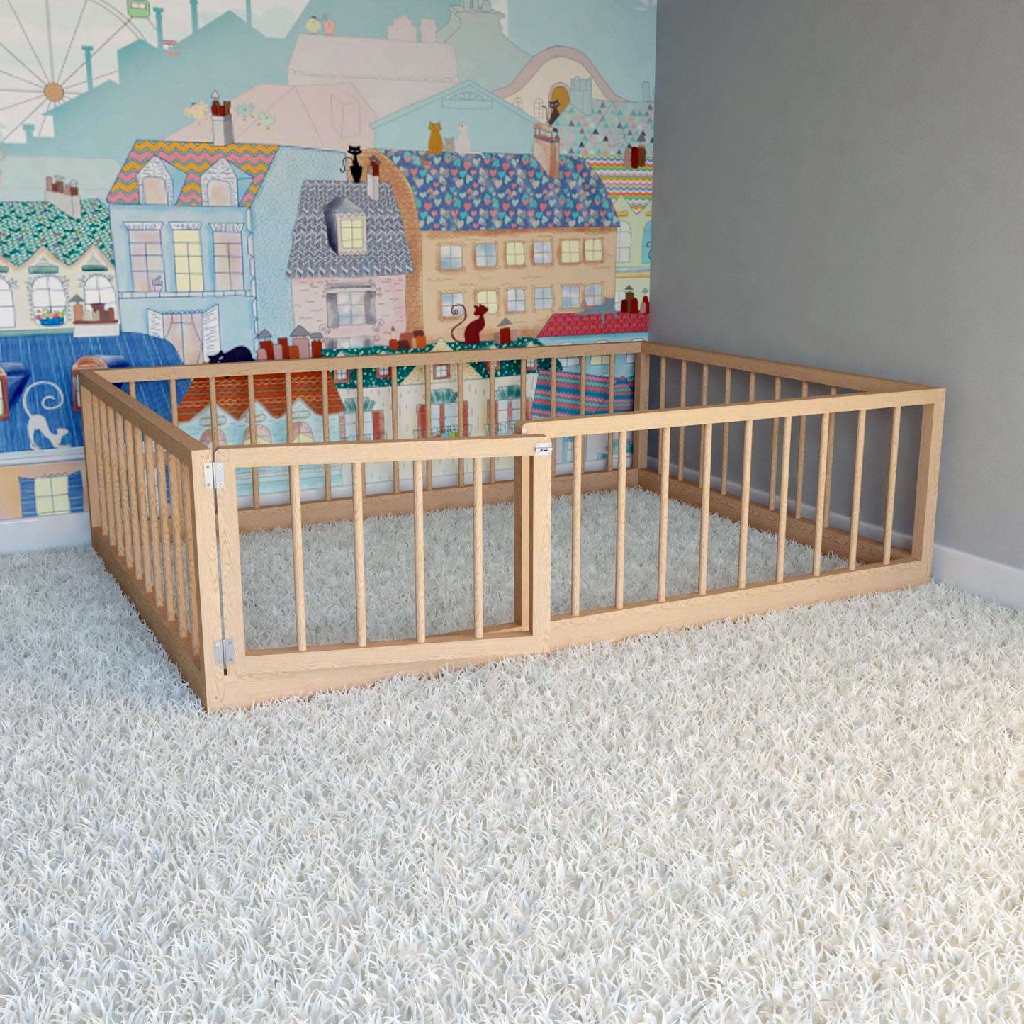 DIY, PDF, Montessori Floor Bed Plans, US Full Size