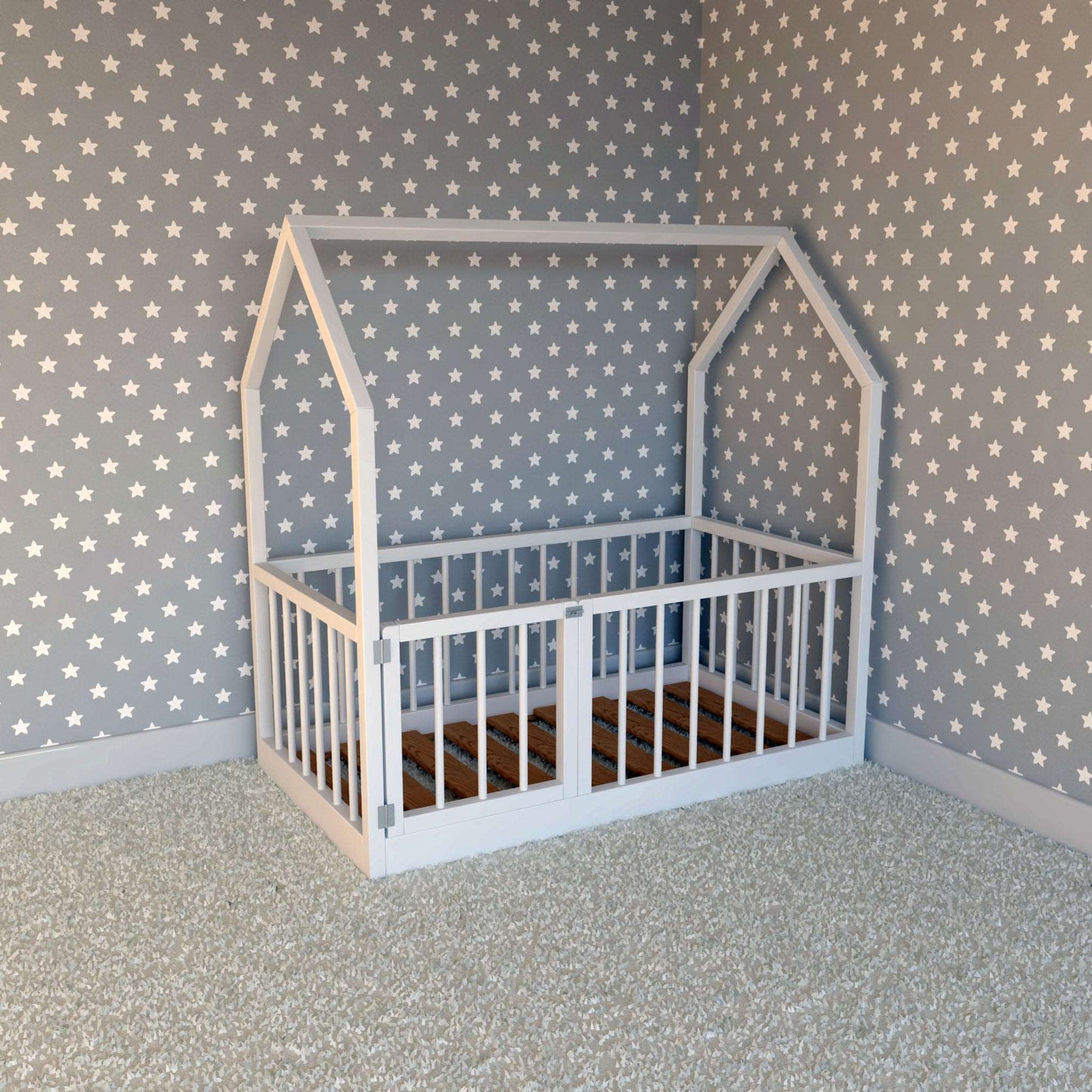 DIY, PDF, Montessori Floor Bed Plans, US Crib Size