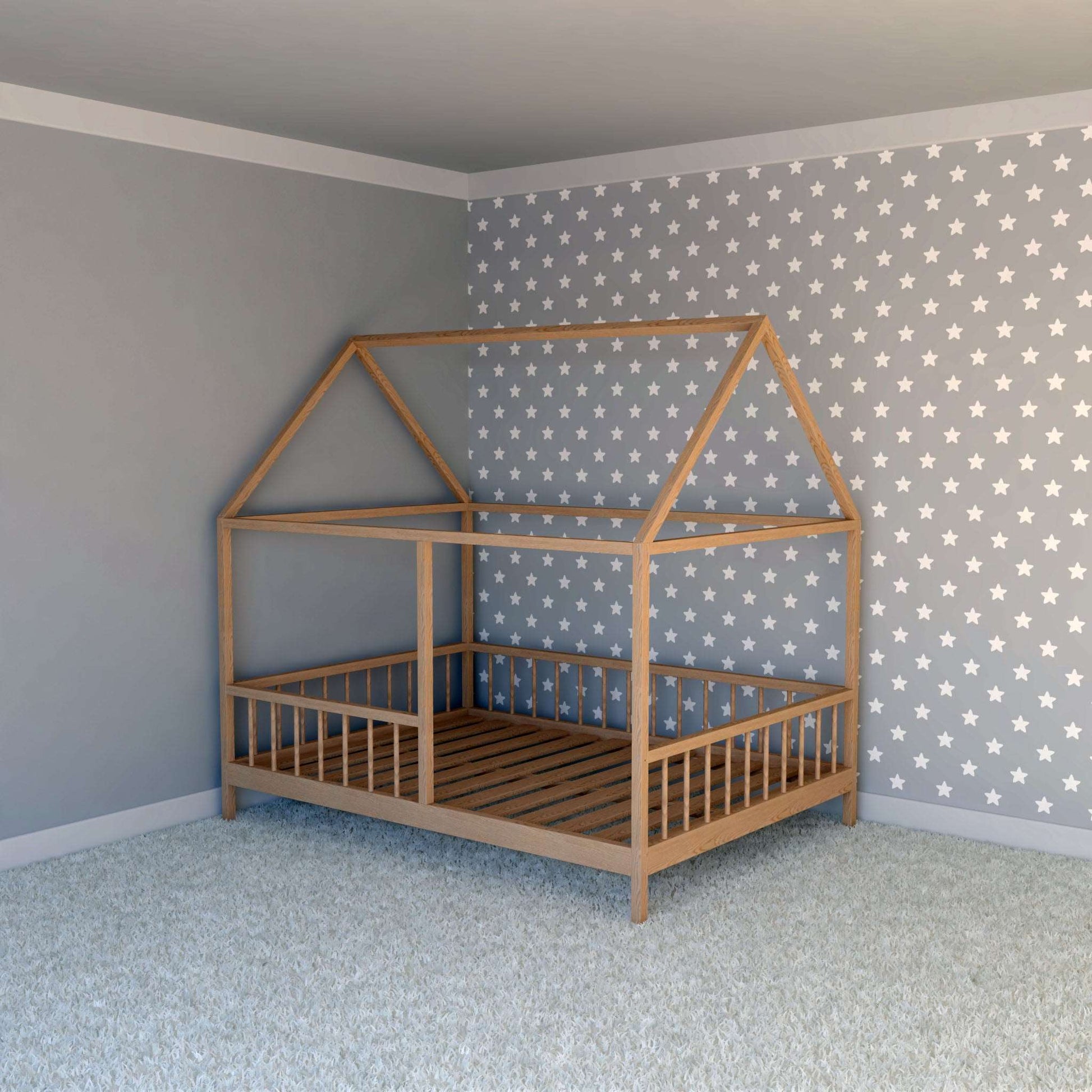 DIY, PDF, Toddler House Bed Plans, US Full Size