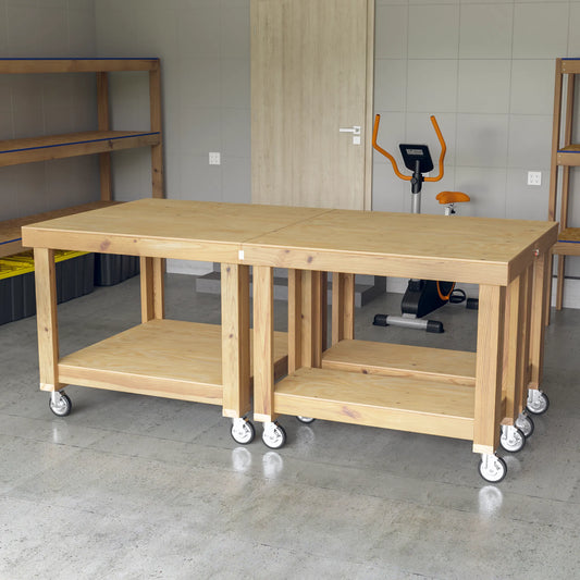 DIY Sectional Mobile Workbench Plans (PDF Guide)