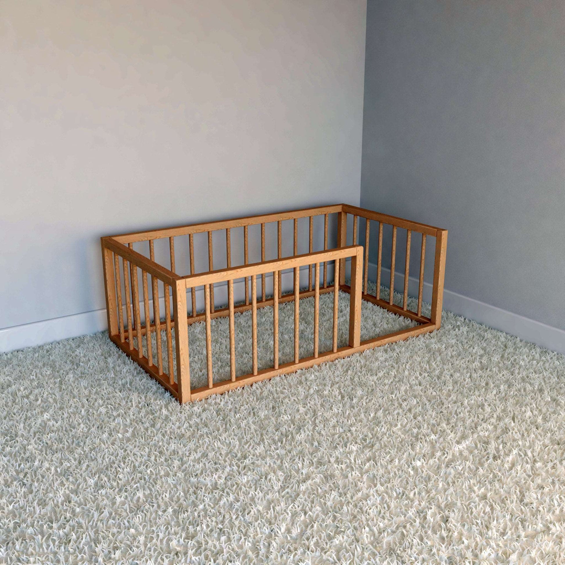 DIY, PDF, Montessori Floor Bed Plans, US Crib Size