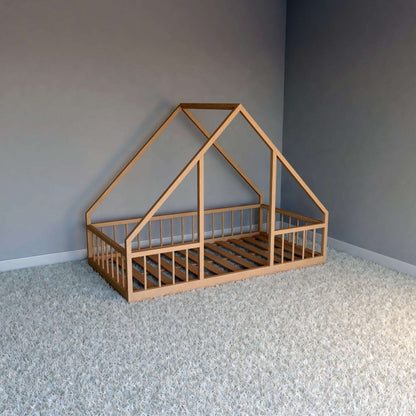 DIY, PDF, Montessori Floor House Bed Plans, US Twin Size