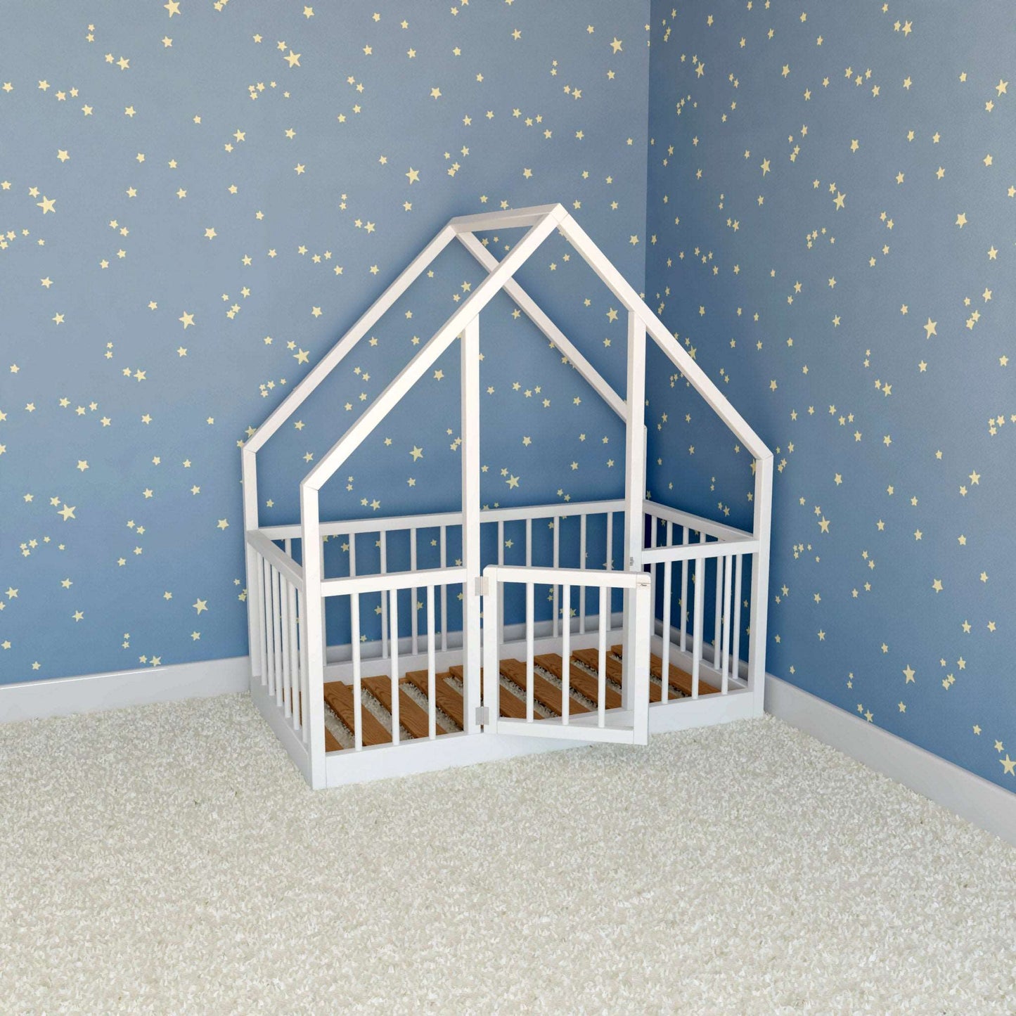 DIY, PDF, Montessori Floor Bed Plans, US Crib Size