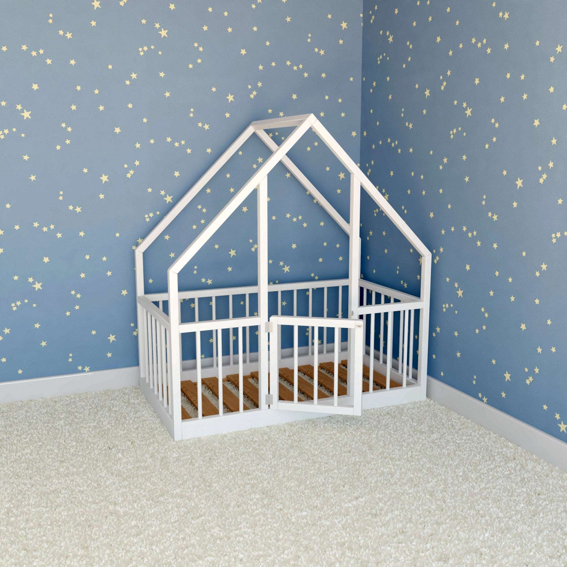 DIY, PDF, Montessori Floor Bed Plans, US Crib Size