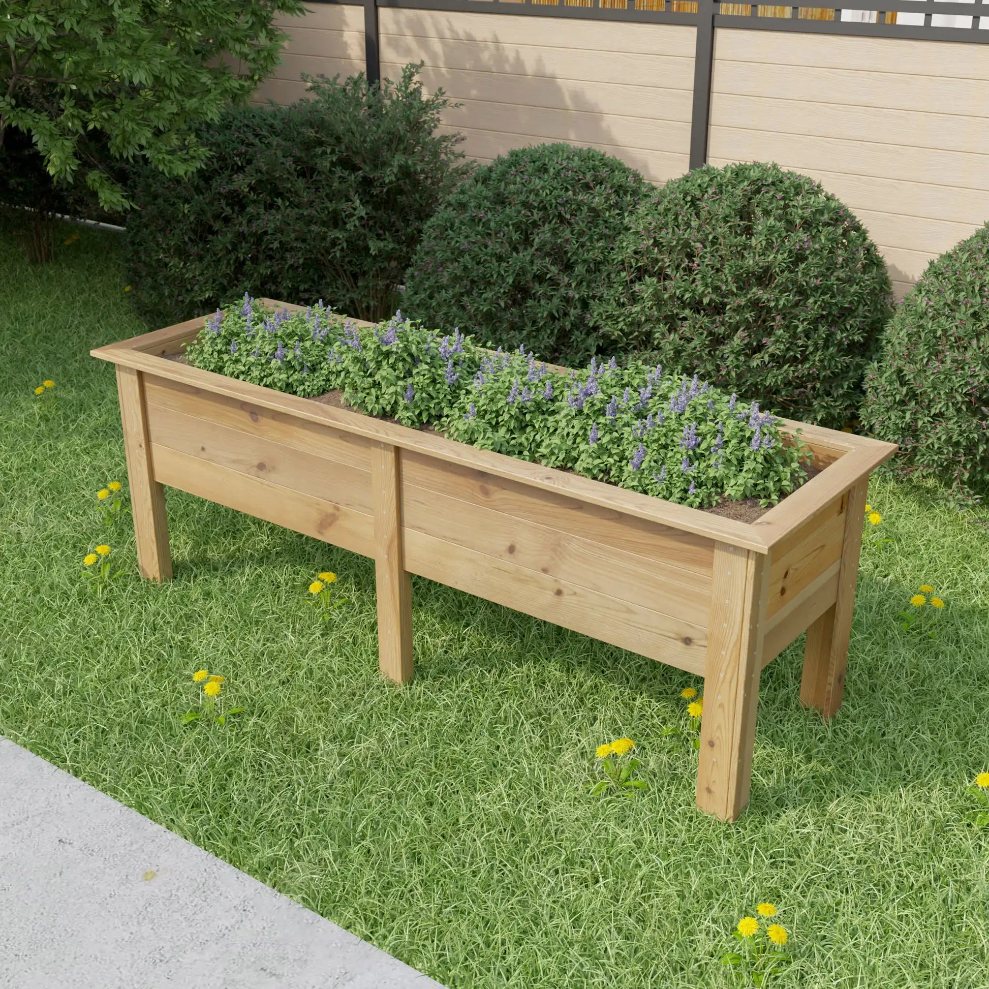 raised planter pots DIY Raised Planter Box Plans (PDF)