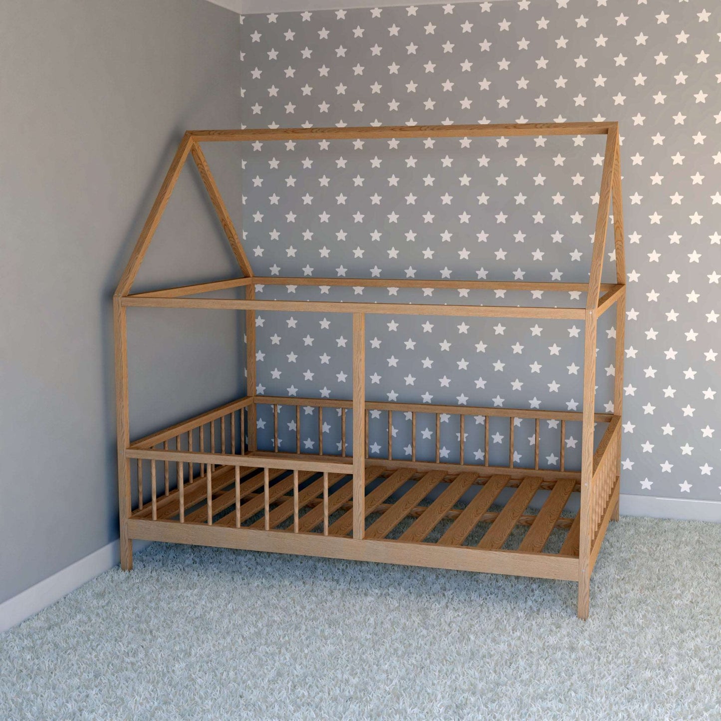 DIY, PDF, Toddler House Bed Plans, US Full Size