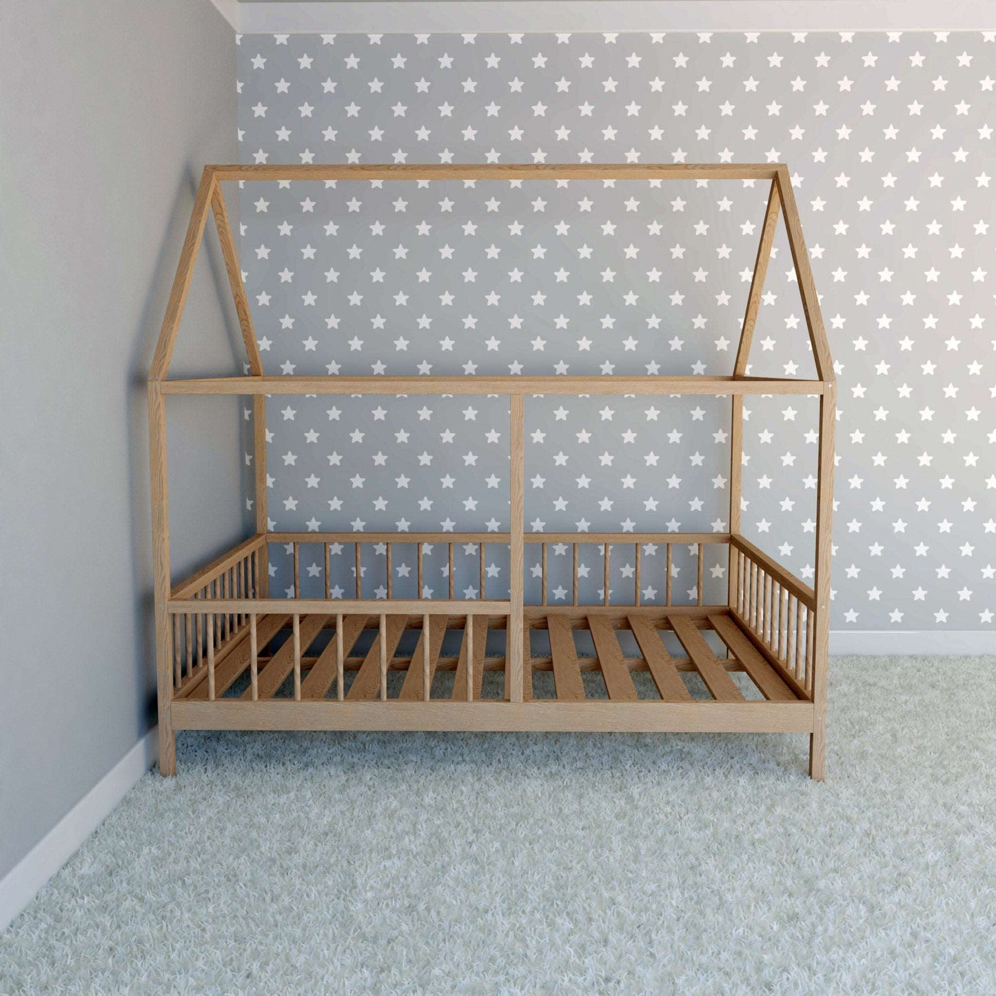 DIY, PDF, Toddler House Bed Plans, US Queen Size