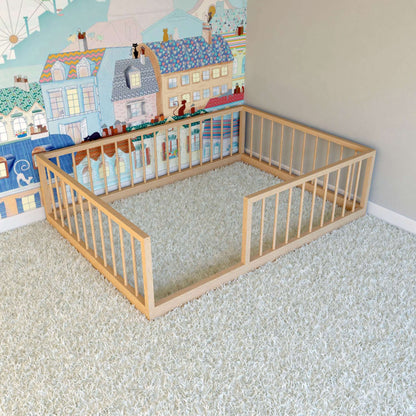 DIY, PDF, Montessori Floor Bed Plans, US Full Size