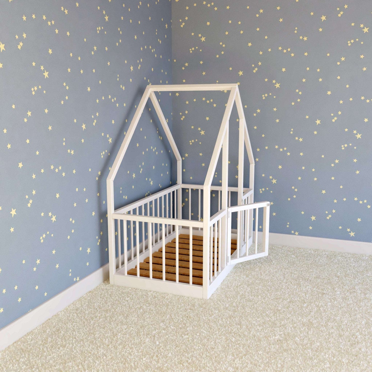 DIY, PDF, Montessori Floor Bed Plans, US Crib Size