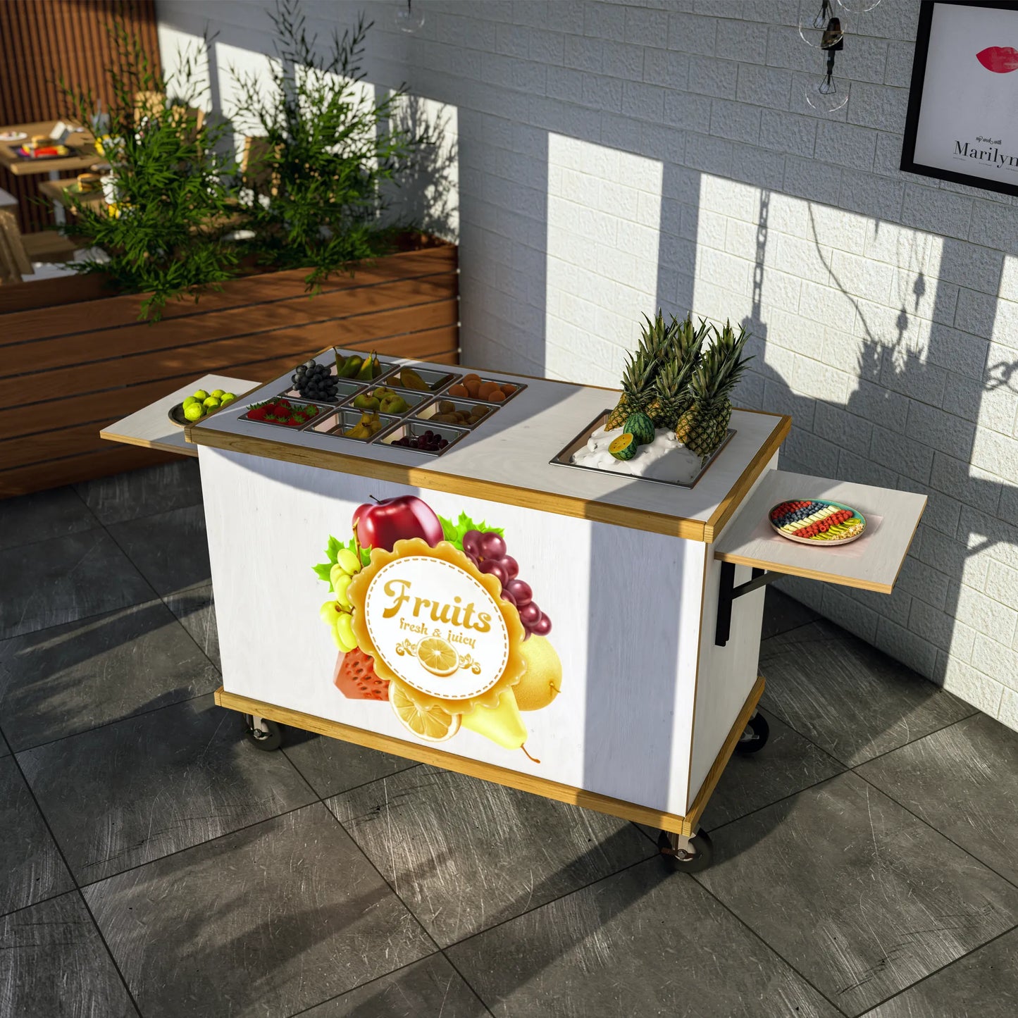 DIY, PDF, Collapsible Service Cart Plans