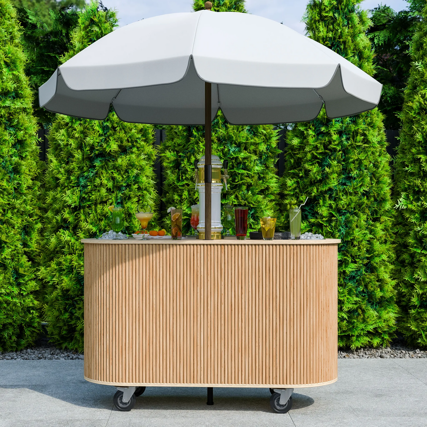 DIY PDF Collapsible Drink Cart Plans – Build a Stylish and Functional Folding Beverage Cart!