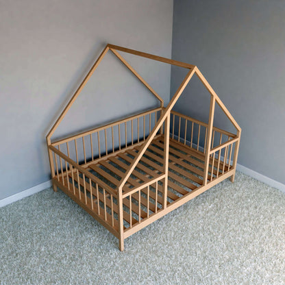 DIY, PDF, Montessori House Bed Plans, US Full Size