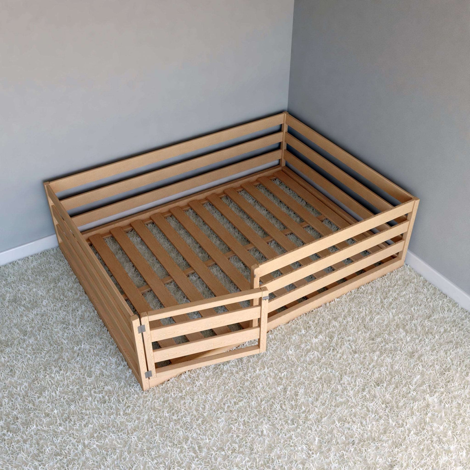 DIY, PDF, Montessori Floor Bed Plans, US Full Size