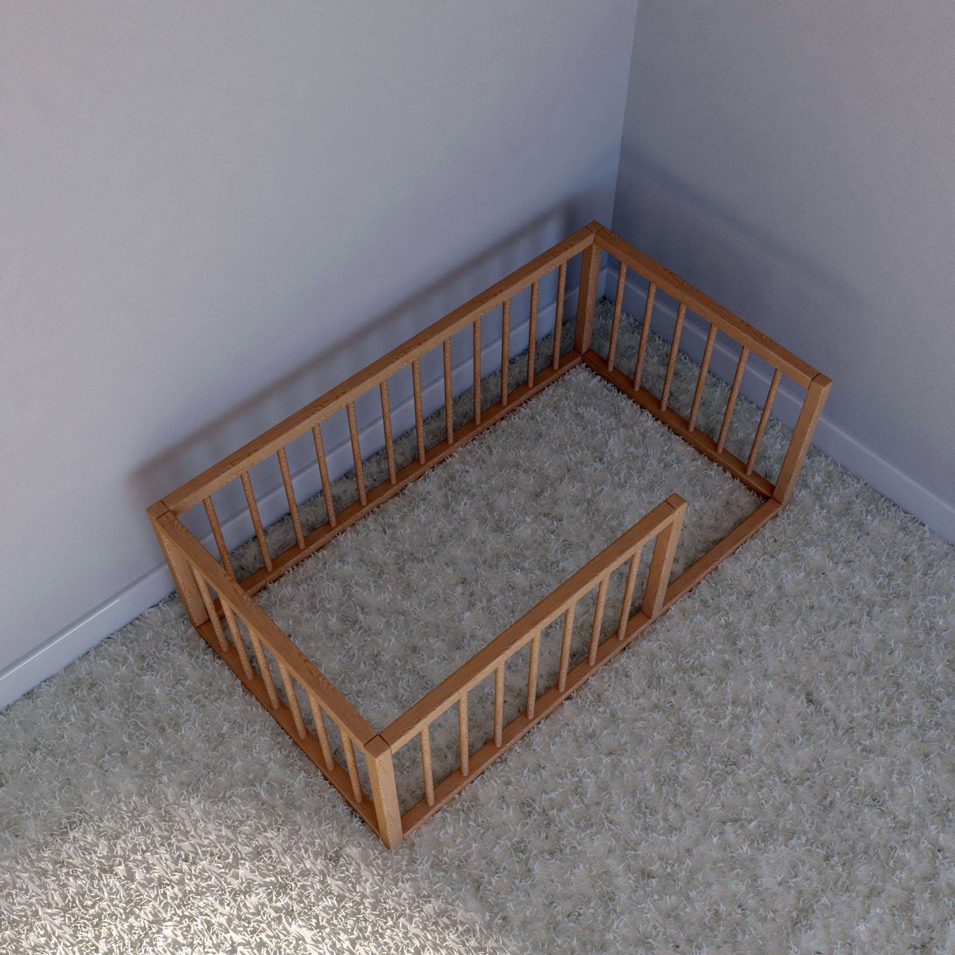 DIY, PDF, Montessori Floor Bed Plans, US Crib Size