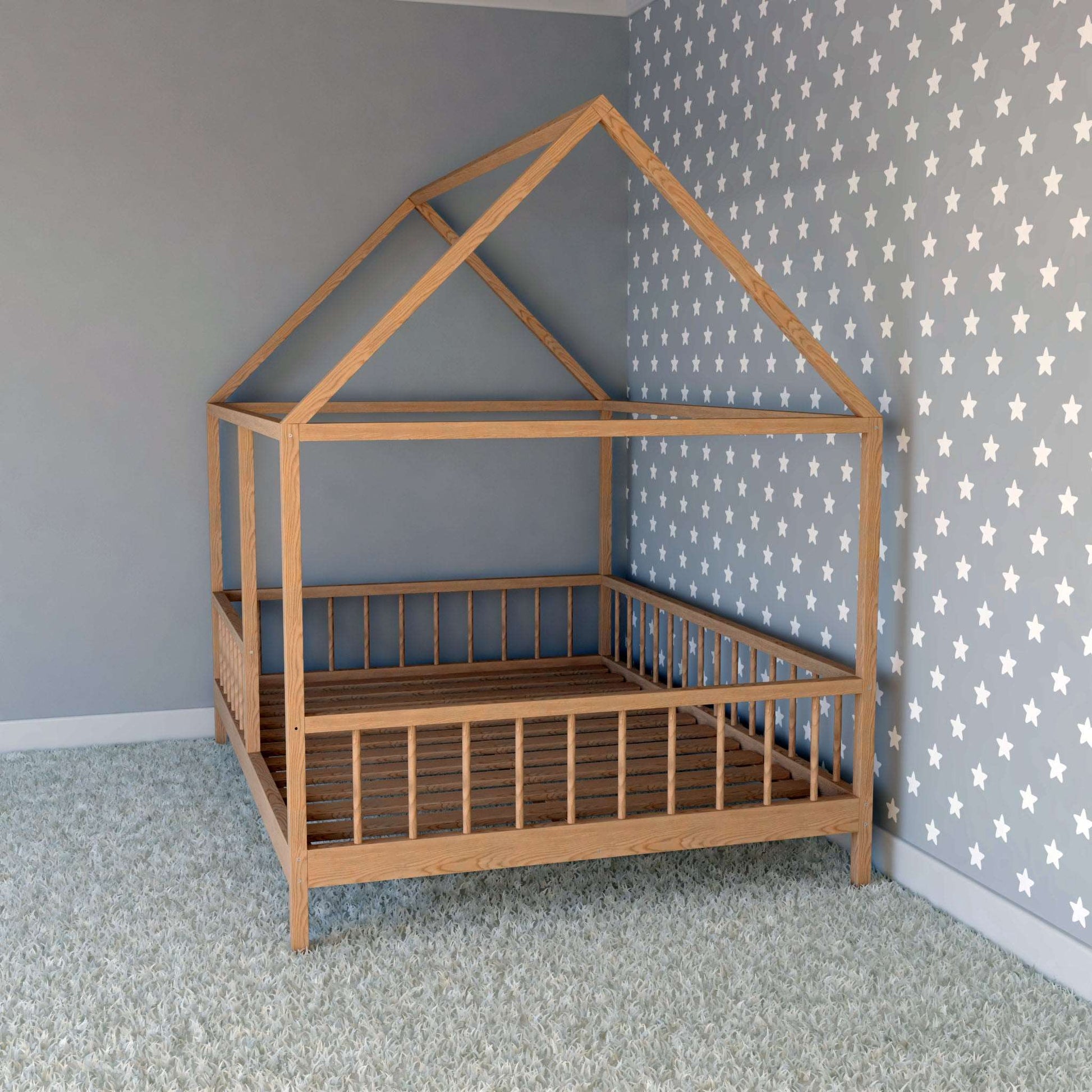 DIY, PDF, Toddler House Bed Plans, US Full Size