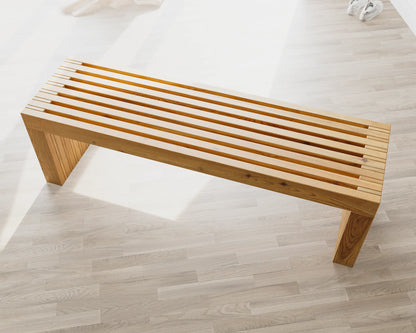 DIY, PDF, Simple Slatted Bench Plans