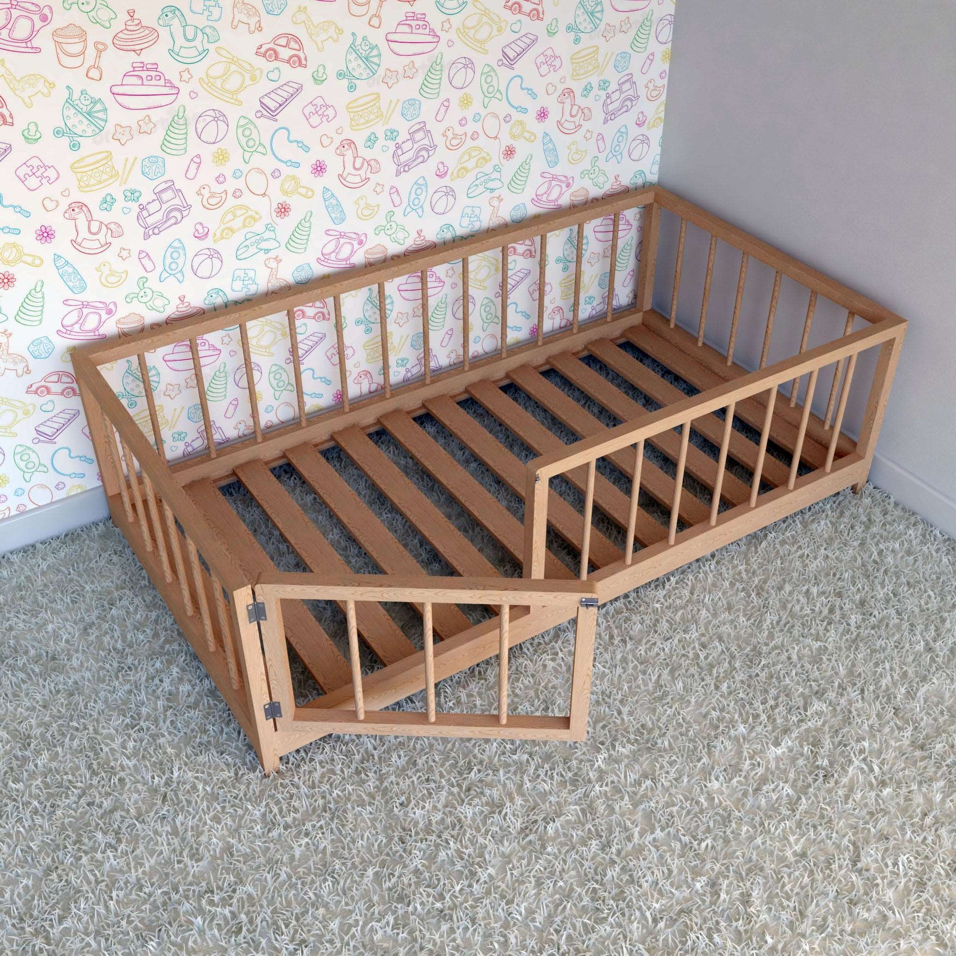 DIY, PDF, Montessori Floor Bed Plans, US Twin Size