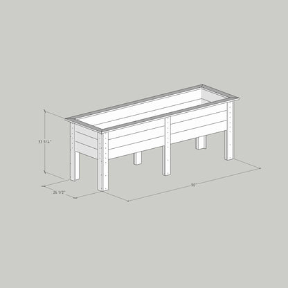 DIY Raised Planter Box Plans (PDF)