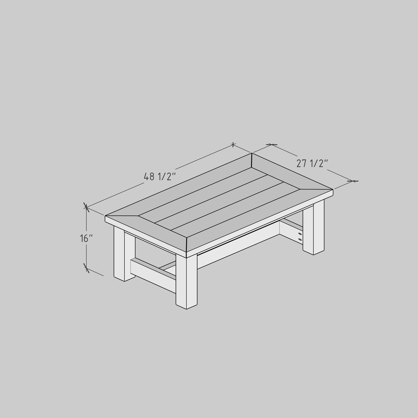 DIY, PDF, Patio Furniture Plans, Modern Outdoor Sofa, Chair and Coffee Table