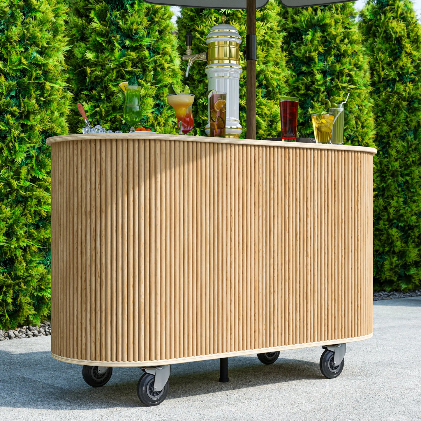 DIY PDF Collapsible Drink Cart Plans – Build a Stylish and Functional Folding Beverage Cart!