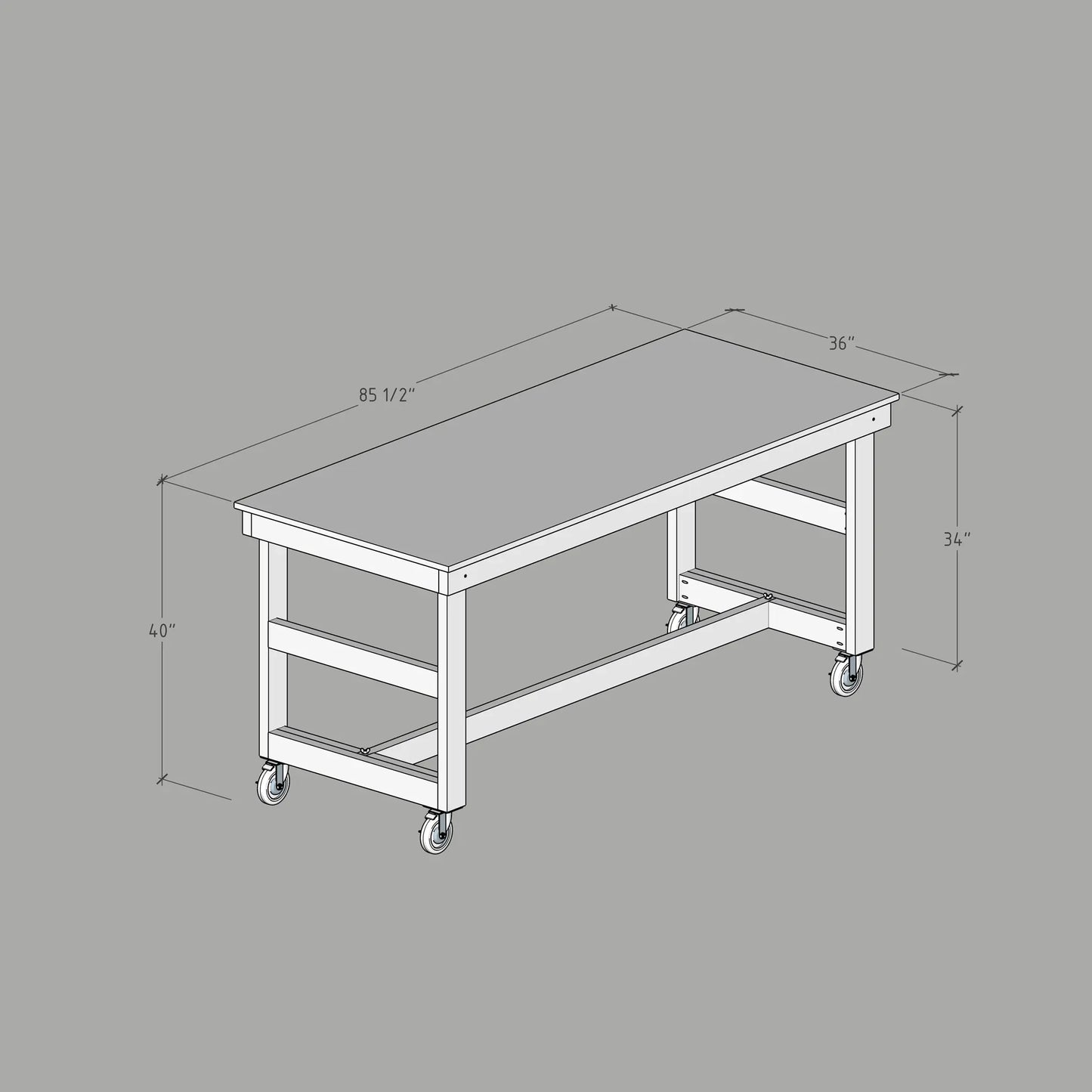 DIY Folding Workbench Plans (PDF Guide)