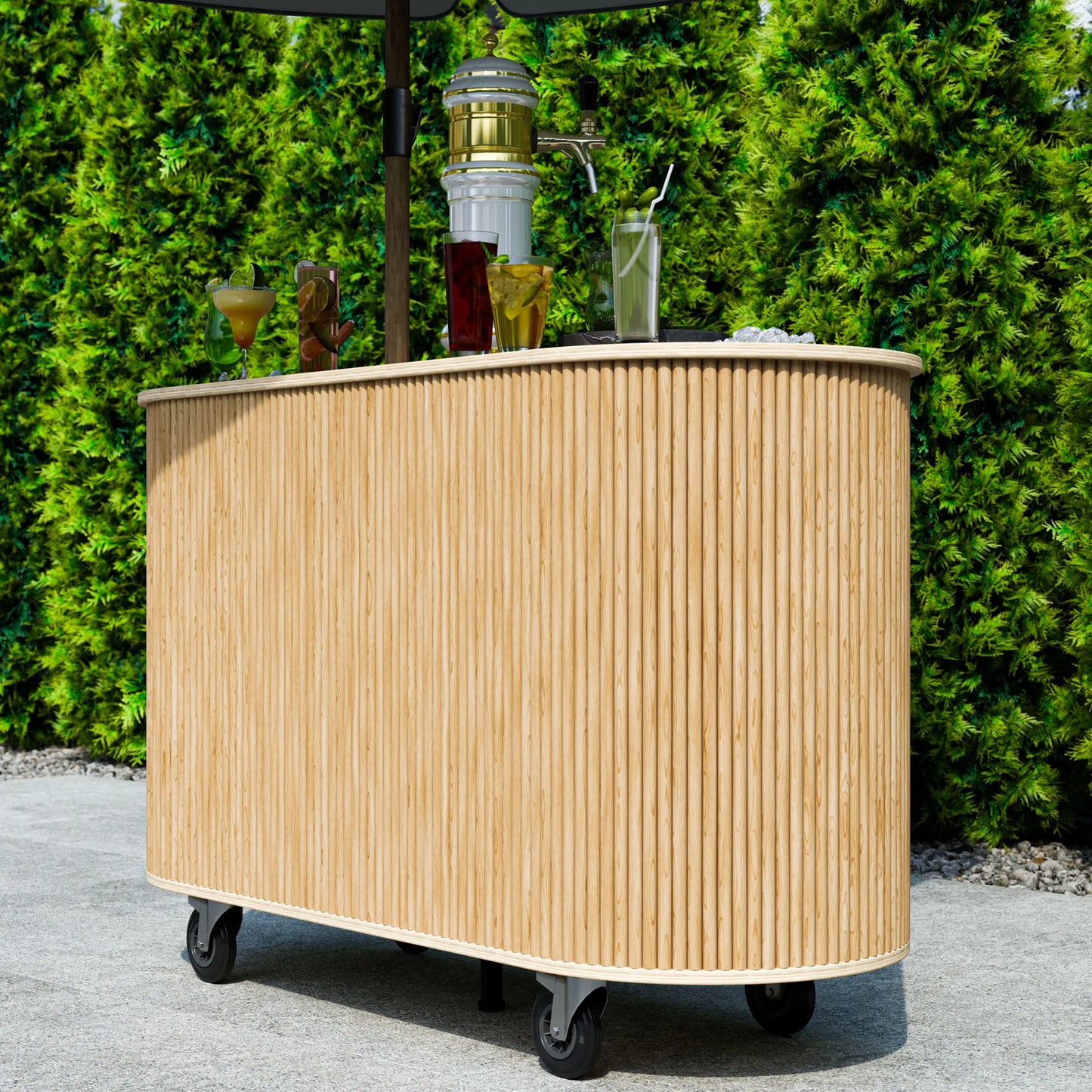 DIY PDF Collapsible Drink Cart Plans – Build a Stylish and Functional Folding Beverage Cart!
