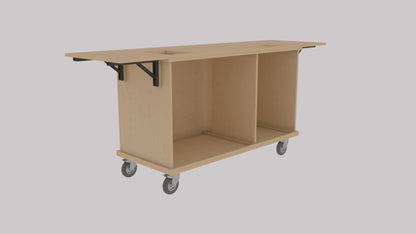 DIY Coffee Cart Plans – Build Your Own Collapsible Mobile & Espresso Bar Cart | Instant PDF Download